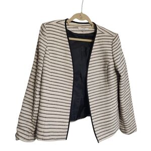 Kasper Separates Sz 14 Collarless Career Work Jqcket Blazer